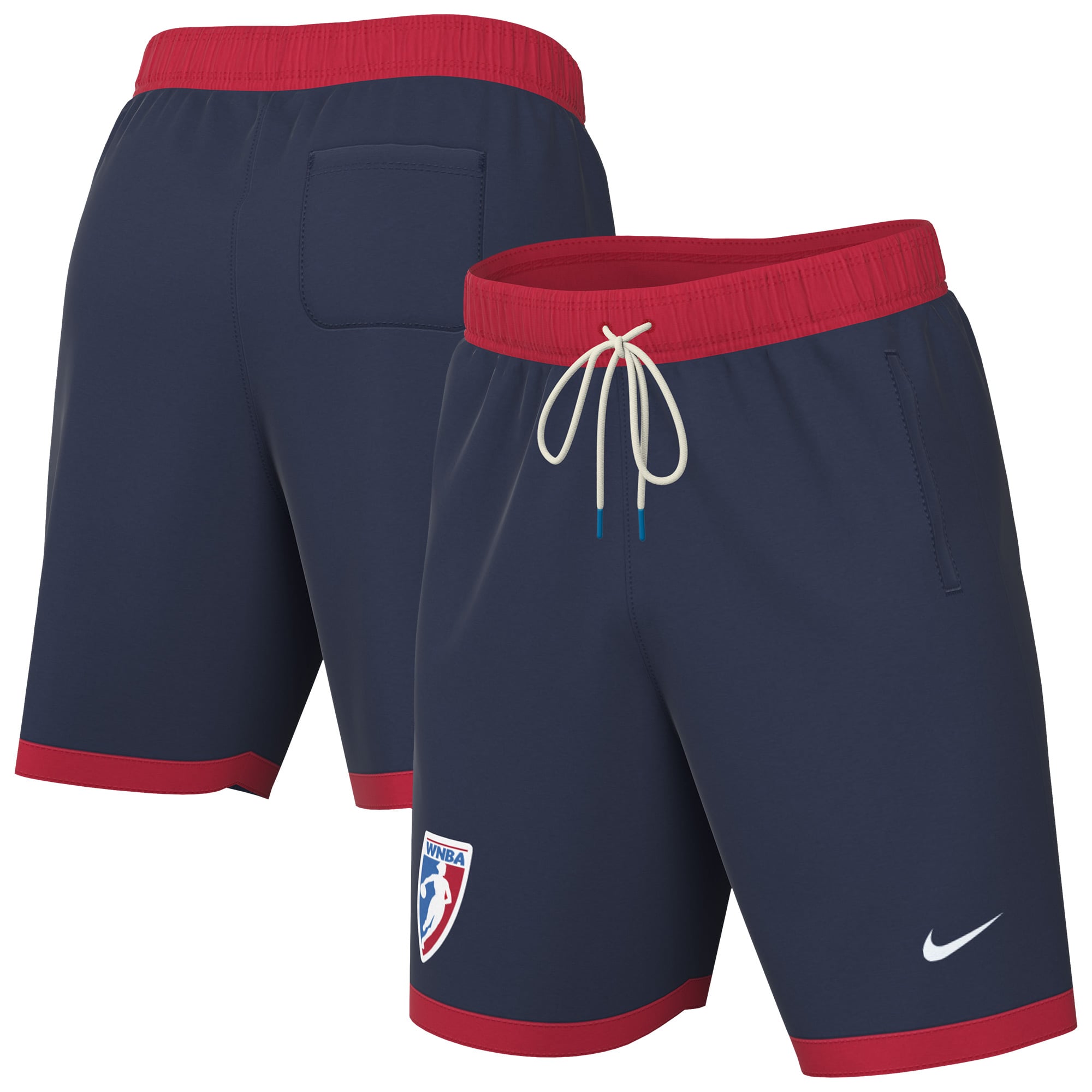 Unisex Nike WNBA Navy/Red Legends Relaxed Fit Fleece Shorts