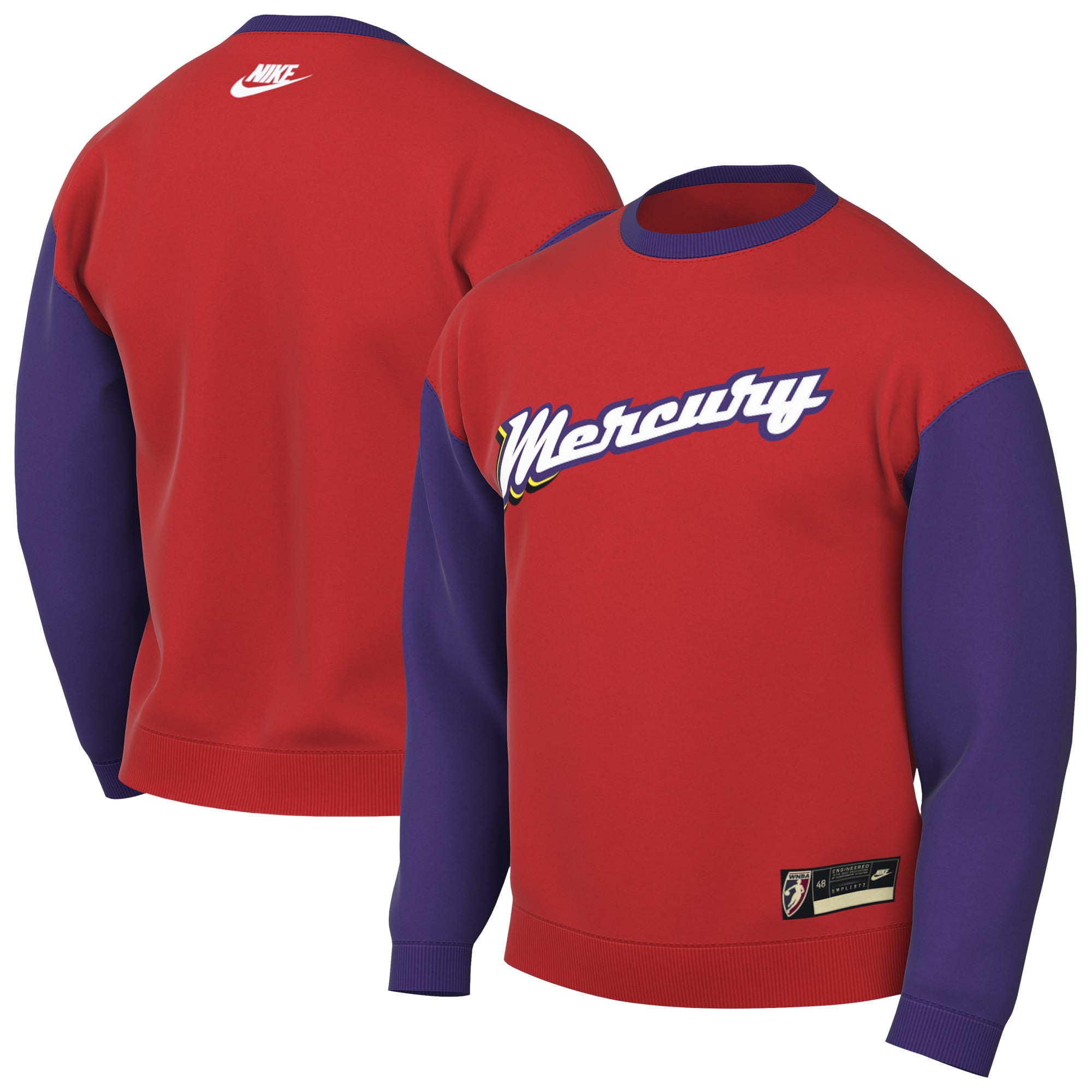 Unisex Nike  Red Phoenix Mercury Throwback Sweatshirt - Court Origins