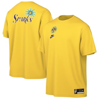 Unisex Nike  Gold Los Angeles Sparks Throwback Premium T-Shirt - Court Origins
