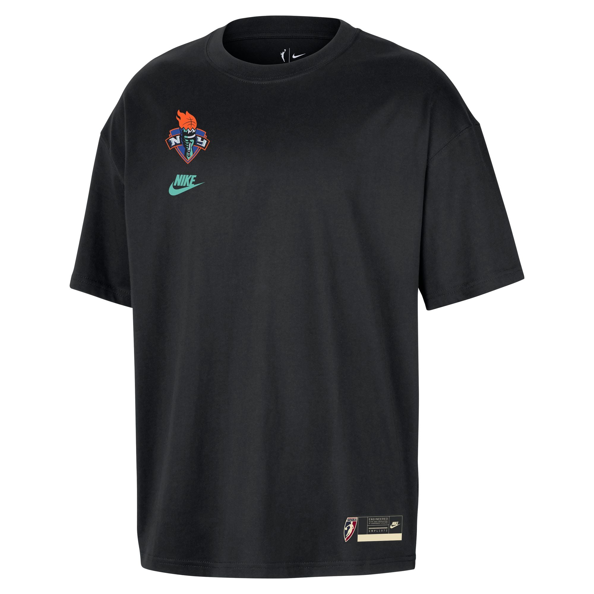 Unisex Nike Black New York Liberty Throwback Premium T-Shirt - Court Origins