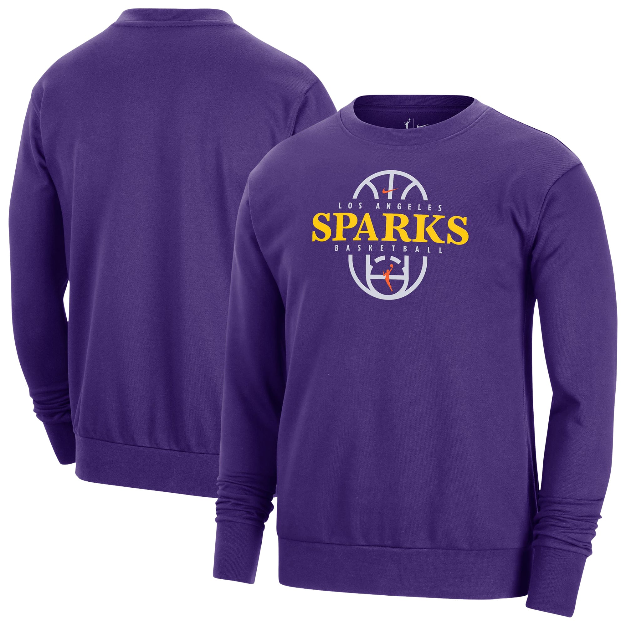 Unisex Nike Purple Los Angeles Sparks 2026 On-Court Practice Dri-FIT Sweatshirt