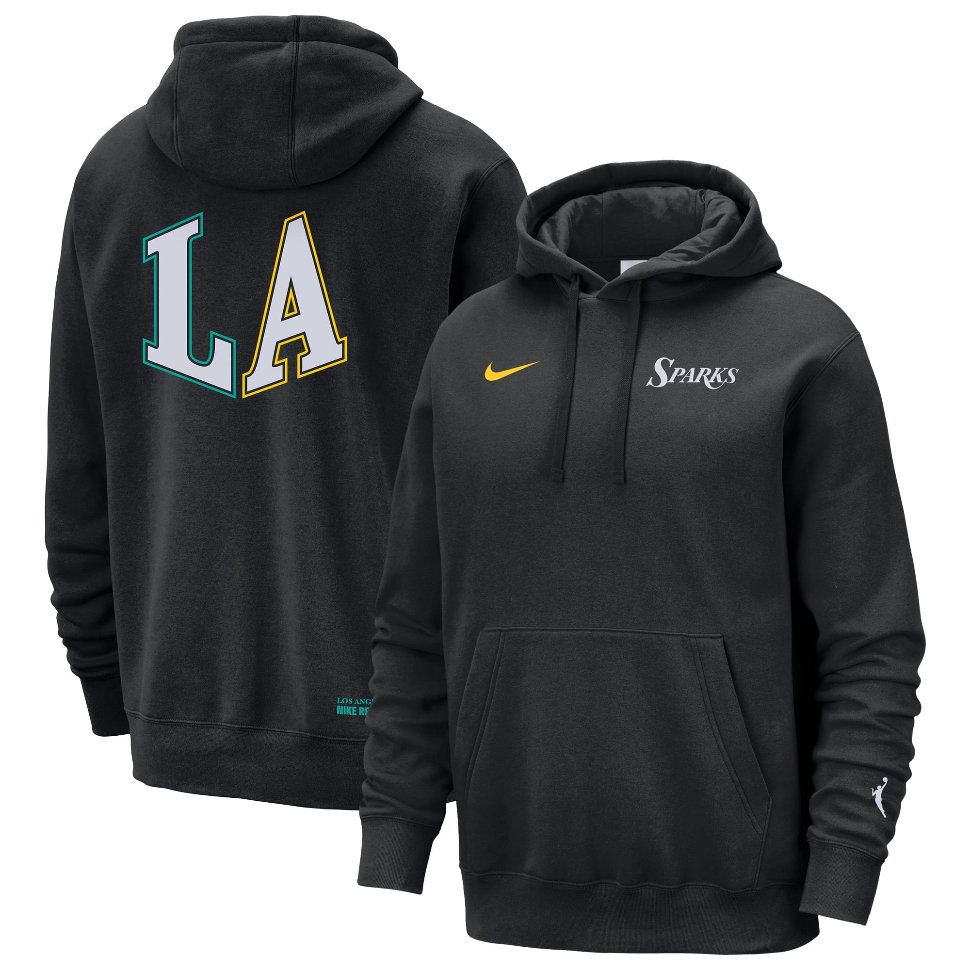 Unisex Nike Black Los Angeles Sparks Standard Issue Rebel Edition Hoodie
