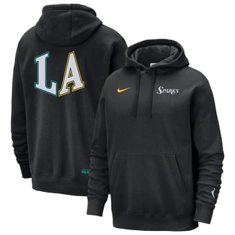 Unisex Nike Black Los Angeles Sparks Standard Issue Rebel Edition Hoodie
