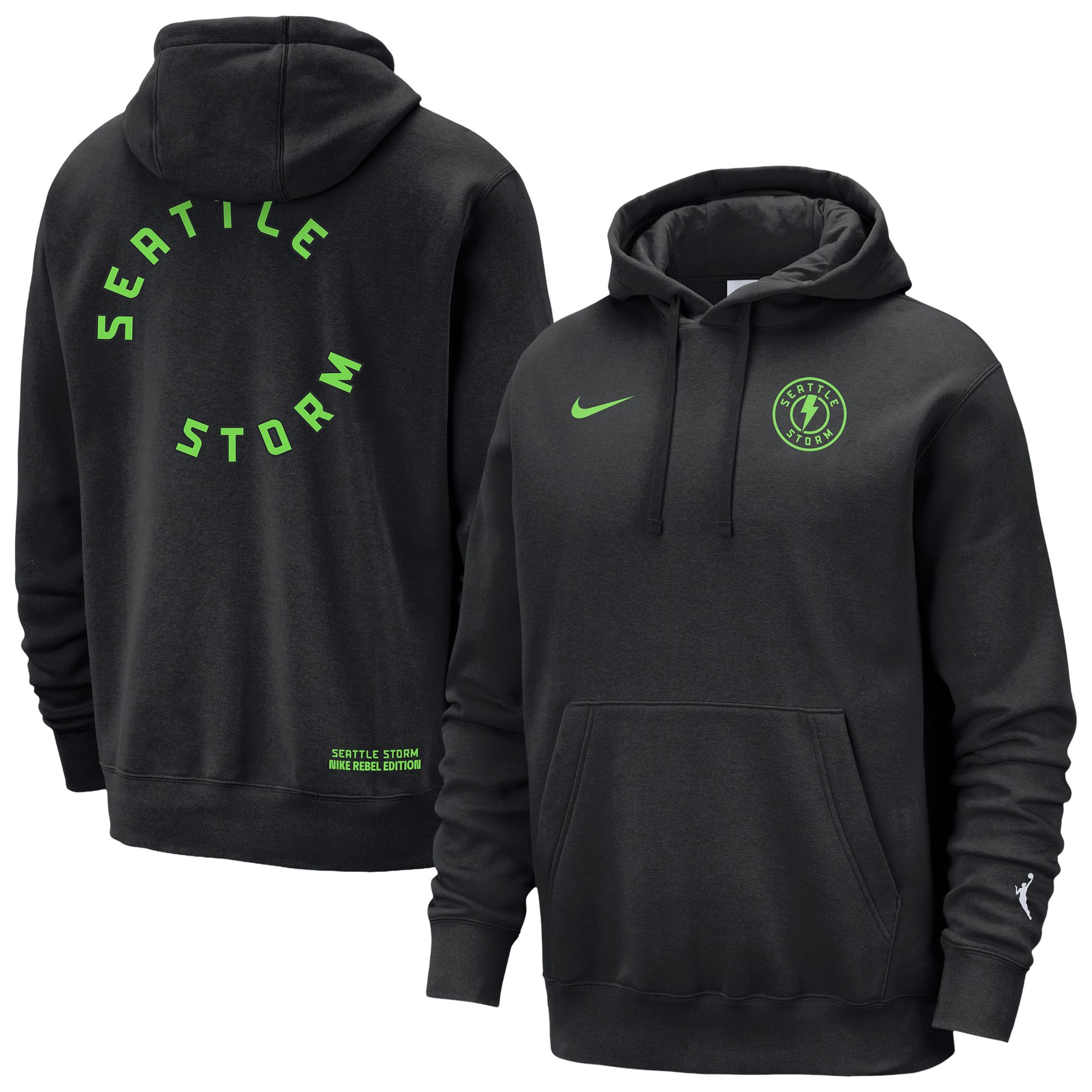 Unisex Nike Black Seattle Storm Standard Issue Rebel Edition Hoodie