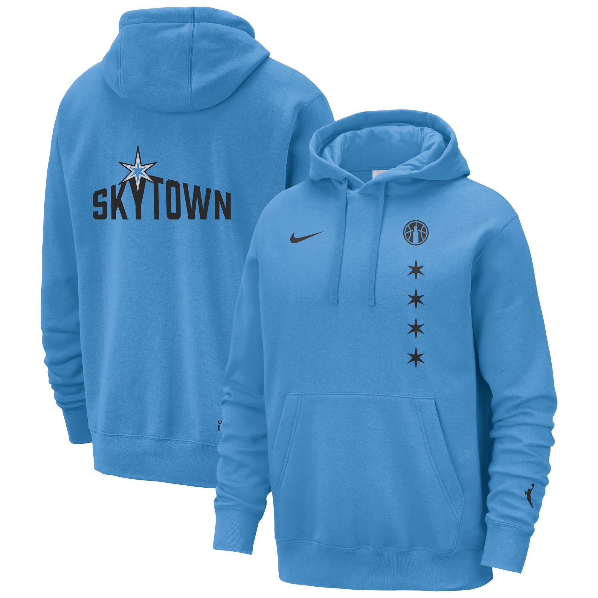 Unisex Nike Sky Blue Chicago Sky Standard Issue Rebel Edition Hoodie