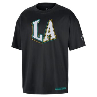 Unisex Nike Black Los Angeles Sparks Standard Issue Rebel Edition T-Shirt