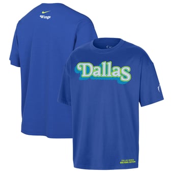 Unisex Nike Blue Dallas Wings Standard Issue Rebel Edition T-Shirt