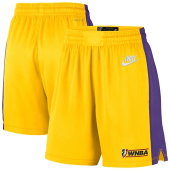 Unisex Nike  Gold Los Angeles Sparks On-Court Victory Edition Shorts - Court Origins