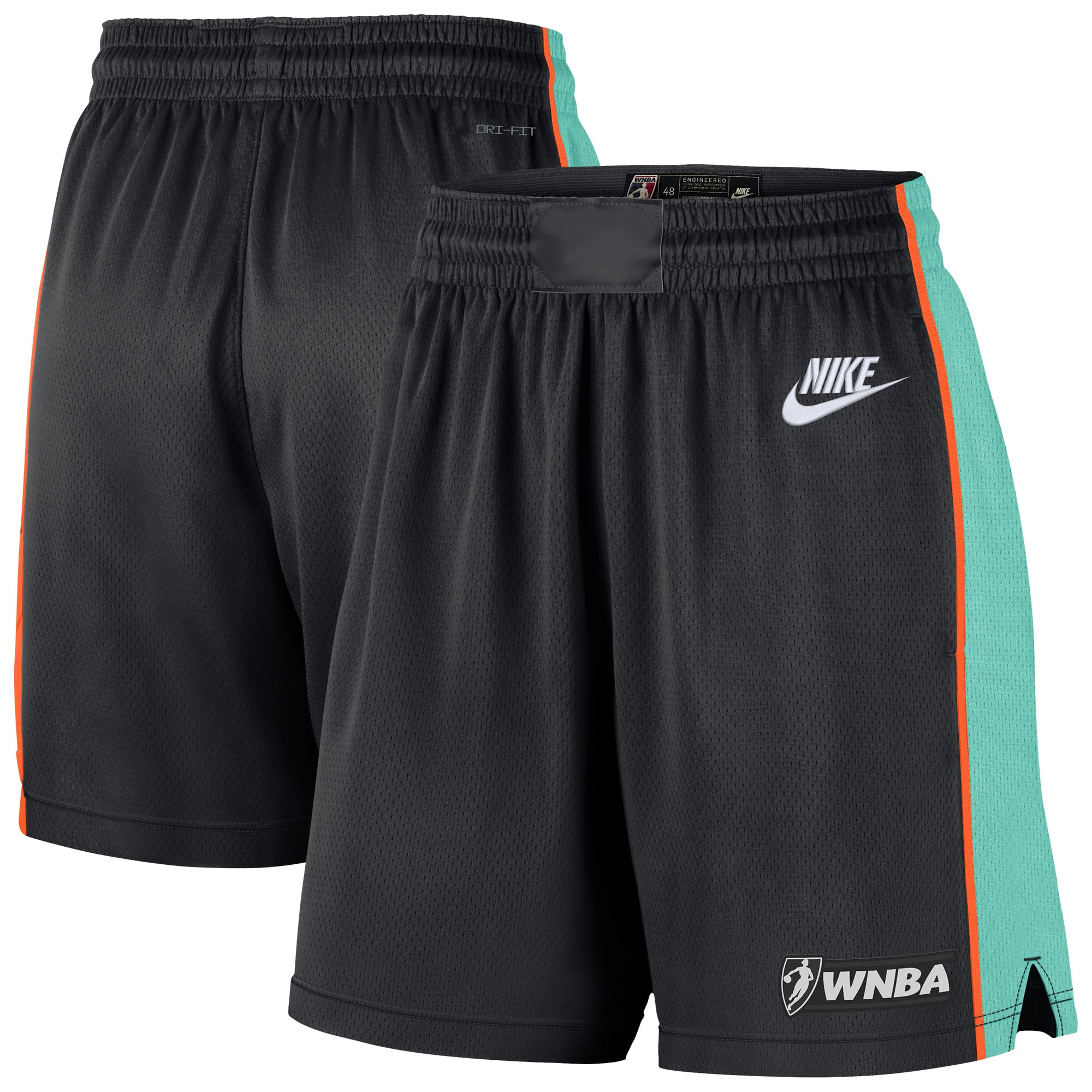 Unisex Nike  Black New York Liberty On-Court Victory Edition Shorts - Court Origins