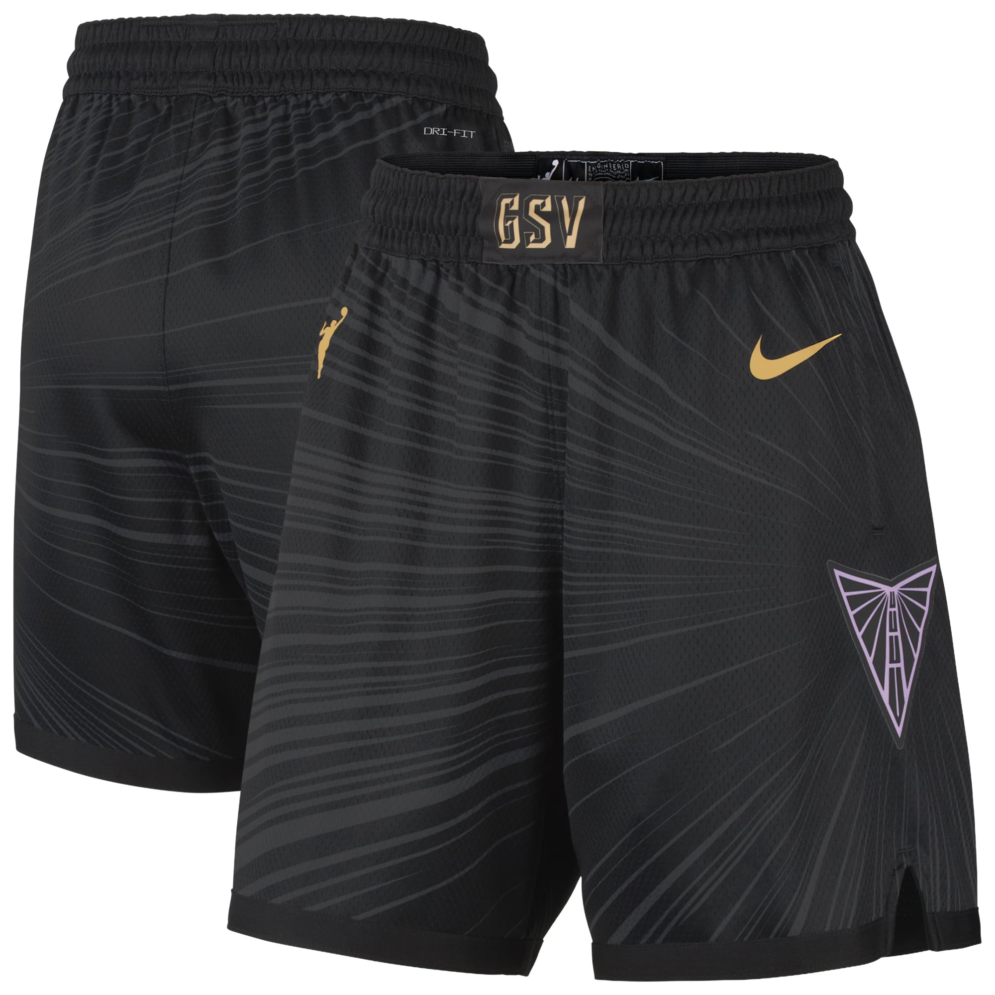 Women's Nike Black Golden State Valkyries 2026 On-Court Dri-FIT Victory Shorts - Rebel Edition