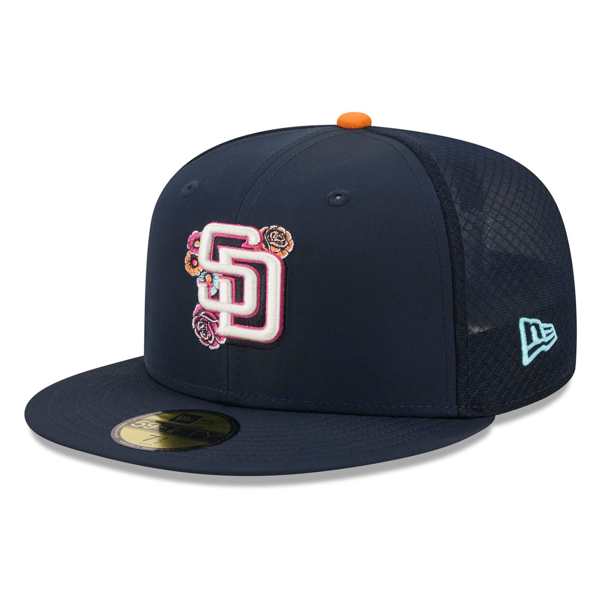 Men's New Era Obsidian San Diego Padres 2026 City Connect Batting Practice 59FIFTY Fitted Hat