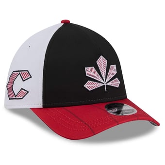 Men's New Era Black/Red Cincinnati Reds 2026 City Connect M-Crown A-Frame 39THIRTY Flex Hat