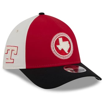 Men's New Era Red/Black Texas Rangers 2026 City Connect M-Crown A-Frame 39THIRTY Flex Hat