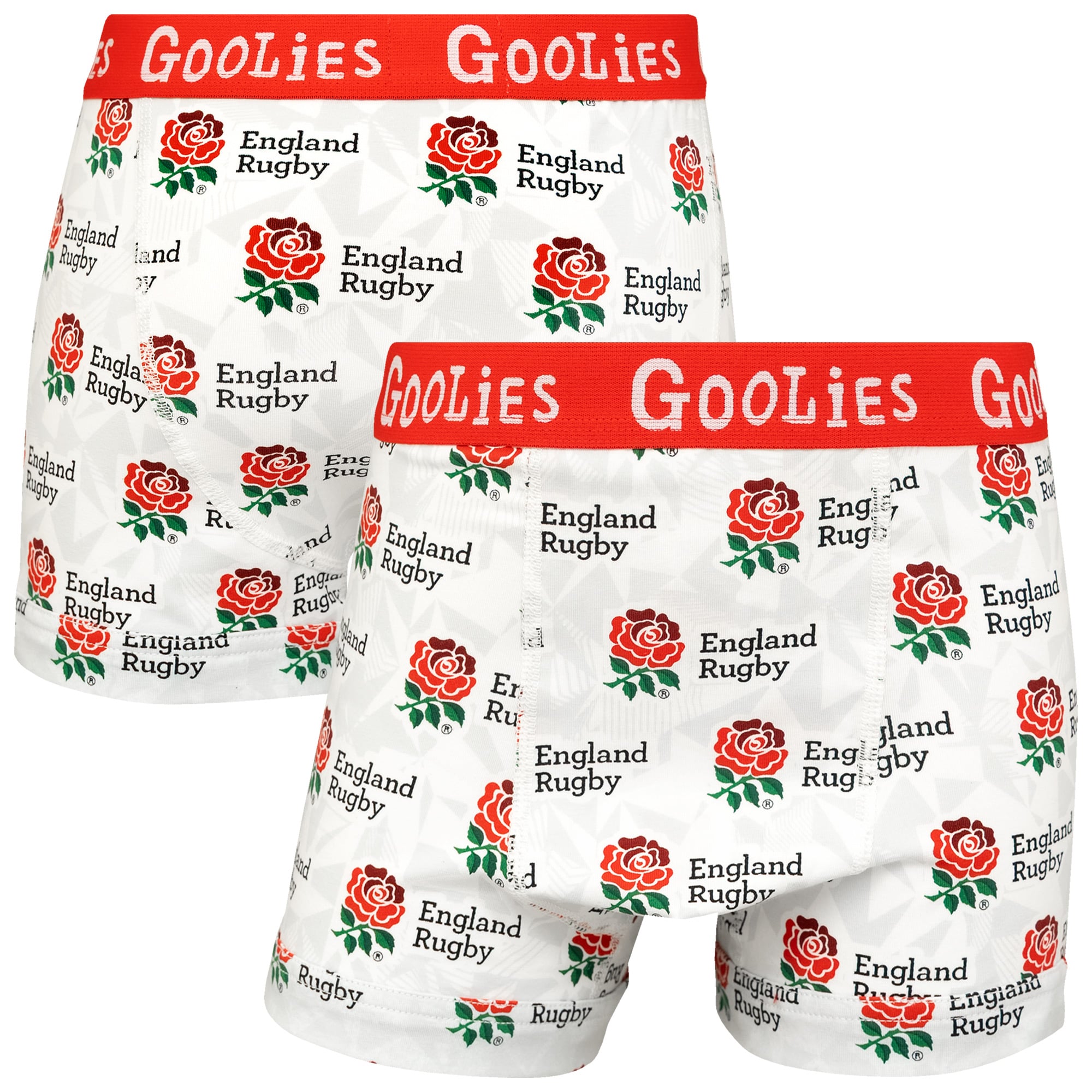Boxer England Rugby Goolies 25/26 da bambino - Bianco