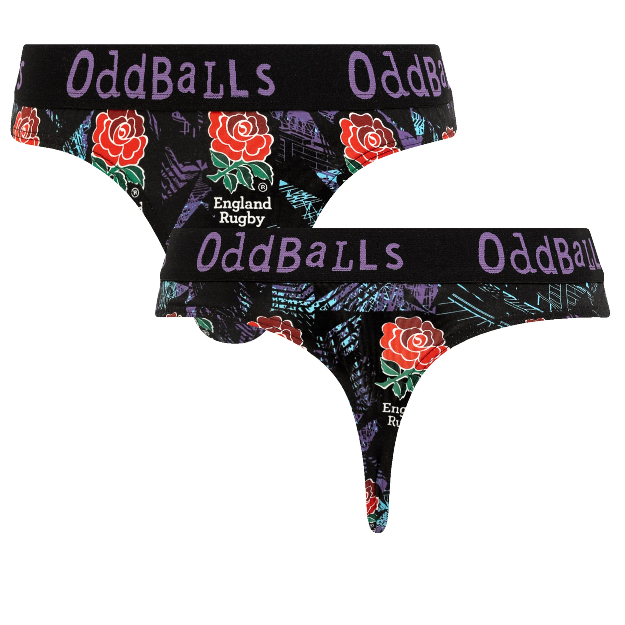 Perizoma England Rugby Oddballs 25/26 da donna