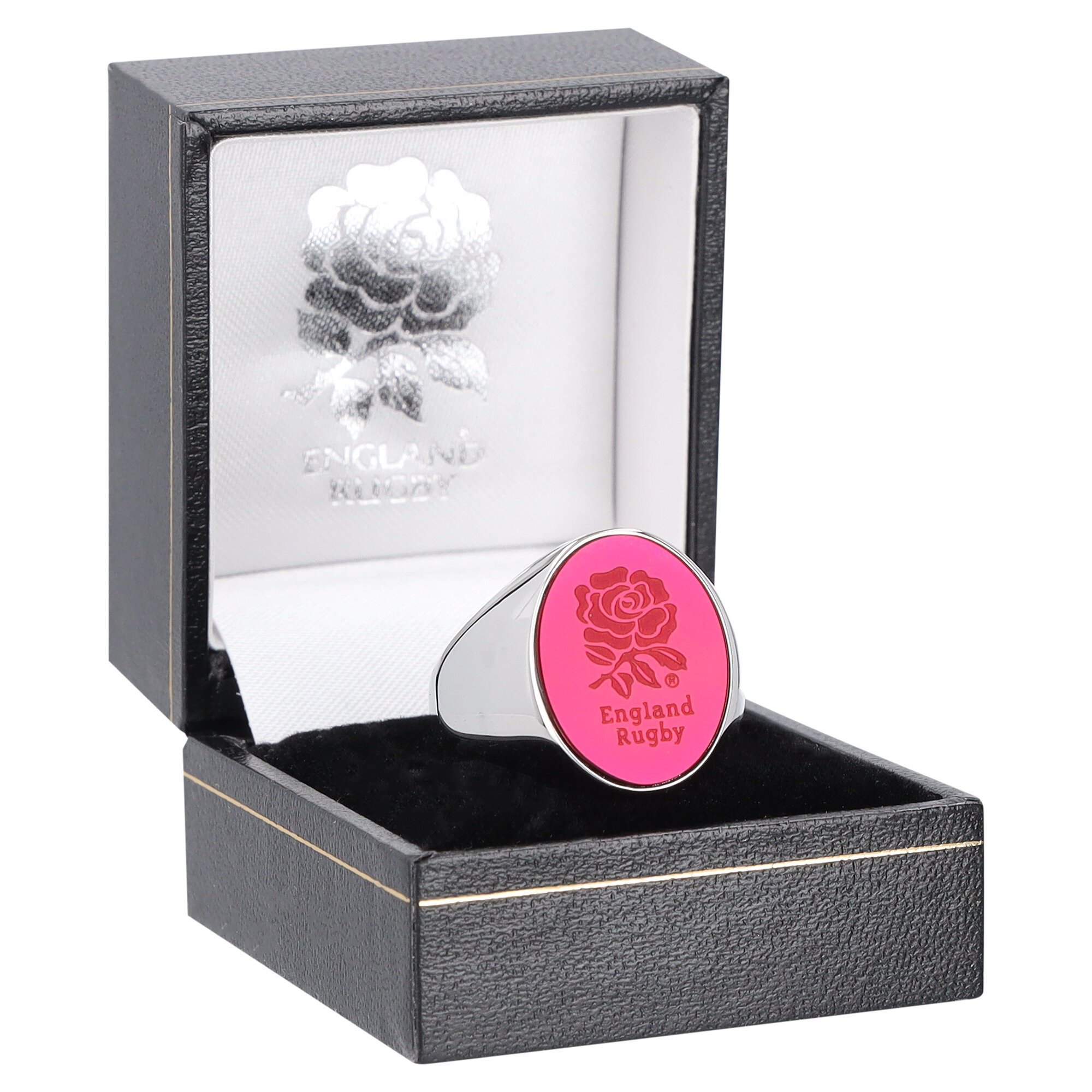 Anello ovale dell'Inghilterra Rugby con stemma rosso