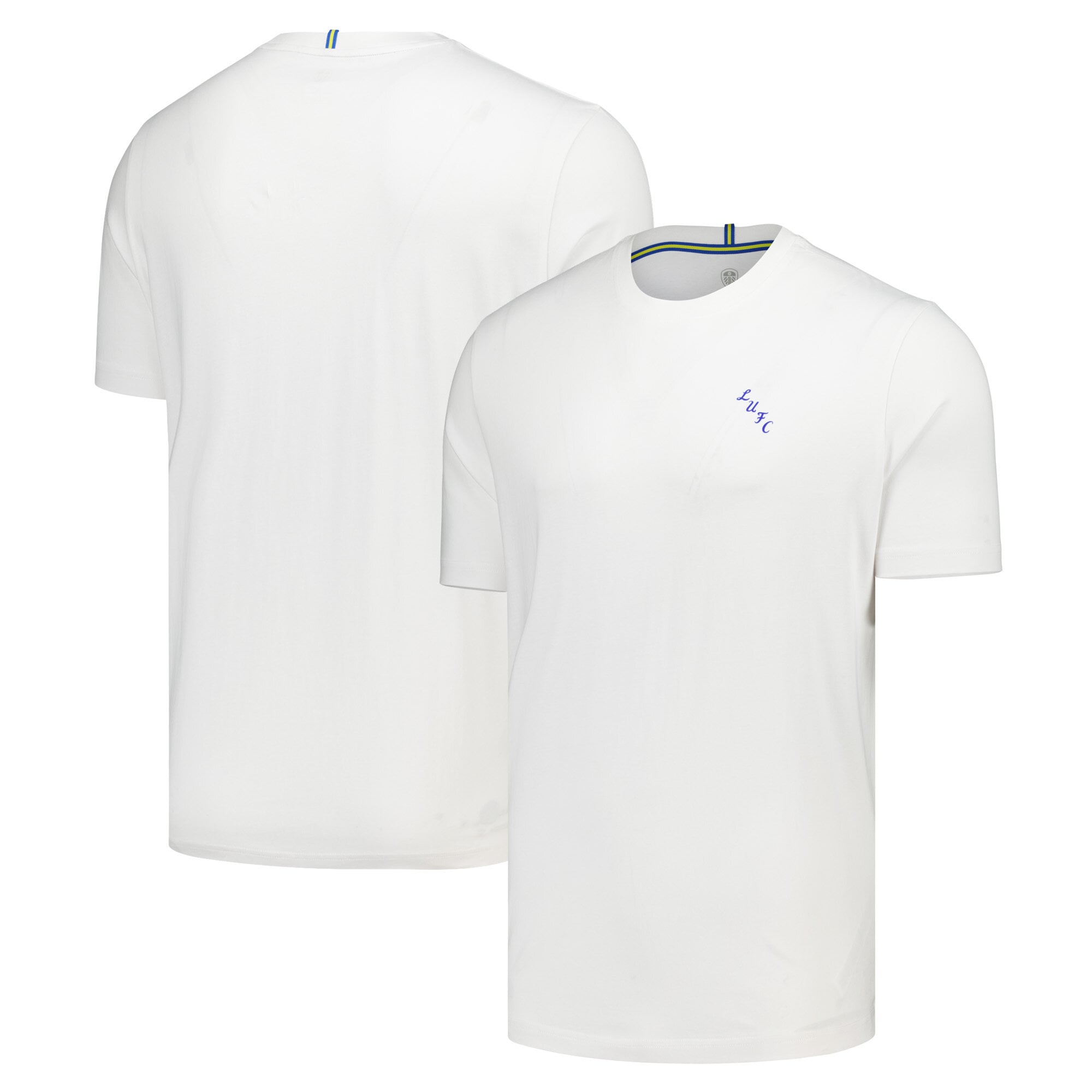 Leeds United Essentials T-Shirt - White - Mens