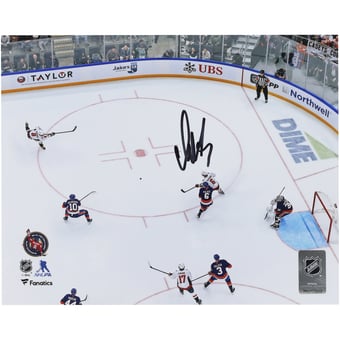Alexander Ovechkin Washington Capitals Autographed 8" x 10" 895th Goal Overhead Shooting Photograph