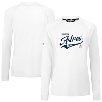 Women's Levelwear White Houston Astros Slender Glide T-Shirt