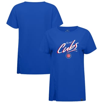 Women's Levelwear Royal Chicago Cubs Influx Sizzle T-Shirt