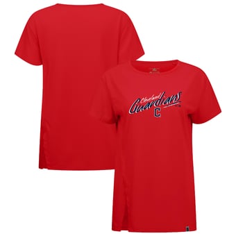 Women's Levelwear Red Cleveland Guardians Influx Sizzle T-Shirt