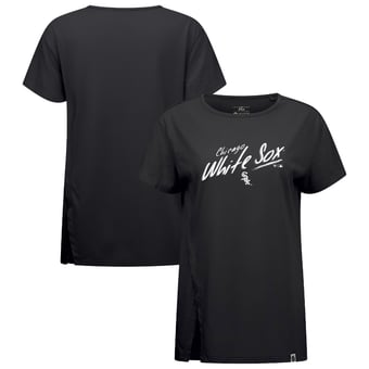 Women's Levelwear Black Chicago White Sox Influx Sizzle T-Shirt