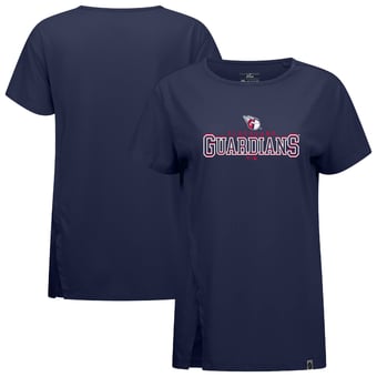 Women's Levelwear Navy Cleveland Guardians Influx Journey T-Shirt