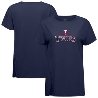 Women's Levelwear Navy Minnesota Twins Influx Journey T-Shirt
