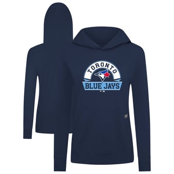 Women's Levelwear Royal Toronto Blue Jays Relay Banner Arch Long Sleeve T-Shirt Hoodie