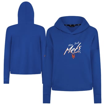 Women's Levelwear Royal New York Mets Sweet Sizzle Tri-Blend Hoodie