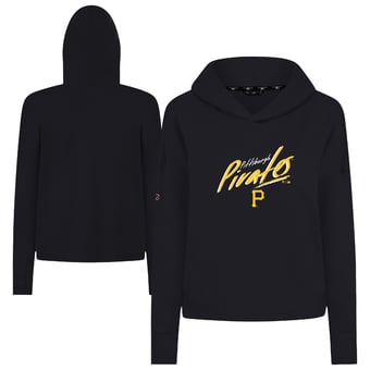 Women's Levelwear Black Pittsburgh Pirates Sweet Sizzle Tri-Blend Hoodie