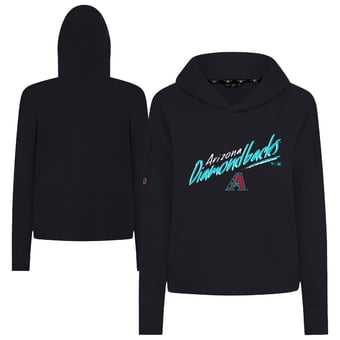 Women's Levelwear Black Arizona Diamondbacks Sweet Sizzle Tri-Blend Hoodie