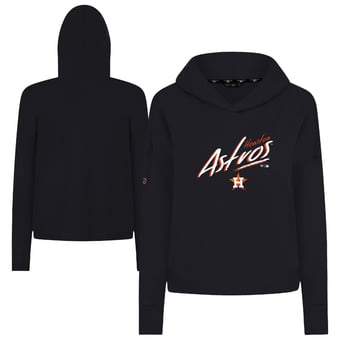 Women's Levelwear Black Houston Astros Sweet Sizzle Tri-Blend Hoodie