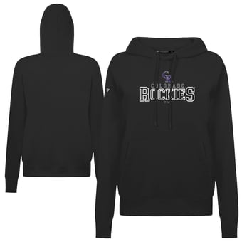 Women's Levelwear Black Colorado Rockies Adorn Journey Hoodie