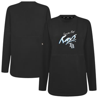 Women's Levelwear Black Tampa Bay Rays Oversized Beaudry Sizzle Top