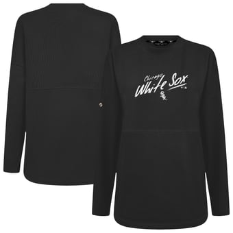 Women's Levelwear Black Chicago White Sox Oversized Beaudry Sizzle Top