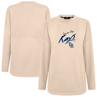 Women's Levelwear Khaki Tampa Bay Rays Oversized Beaudry Sizzle Top