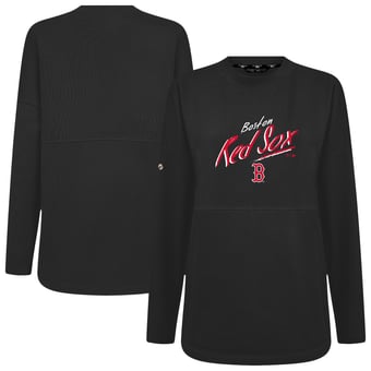 Women's Levelwear Black Boston Red Sox Oversized Beaudry Sizzle Top