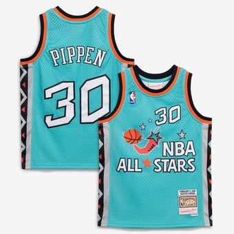 Youth Mitchell & Ness Scottie Pippen Teal 1996 NBA All-Star Game Hardwood Classics Swingman Jersey