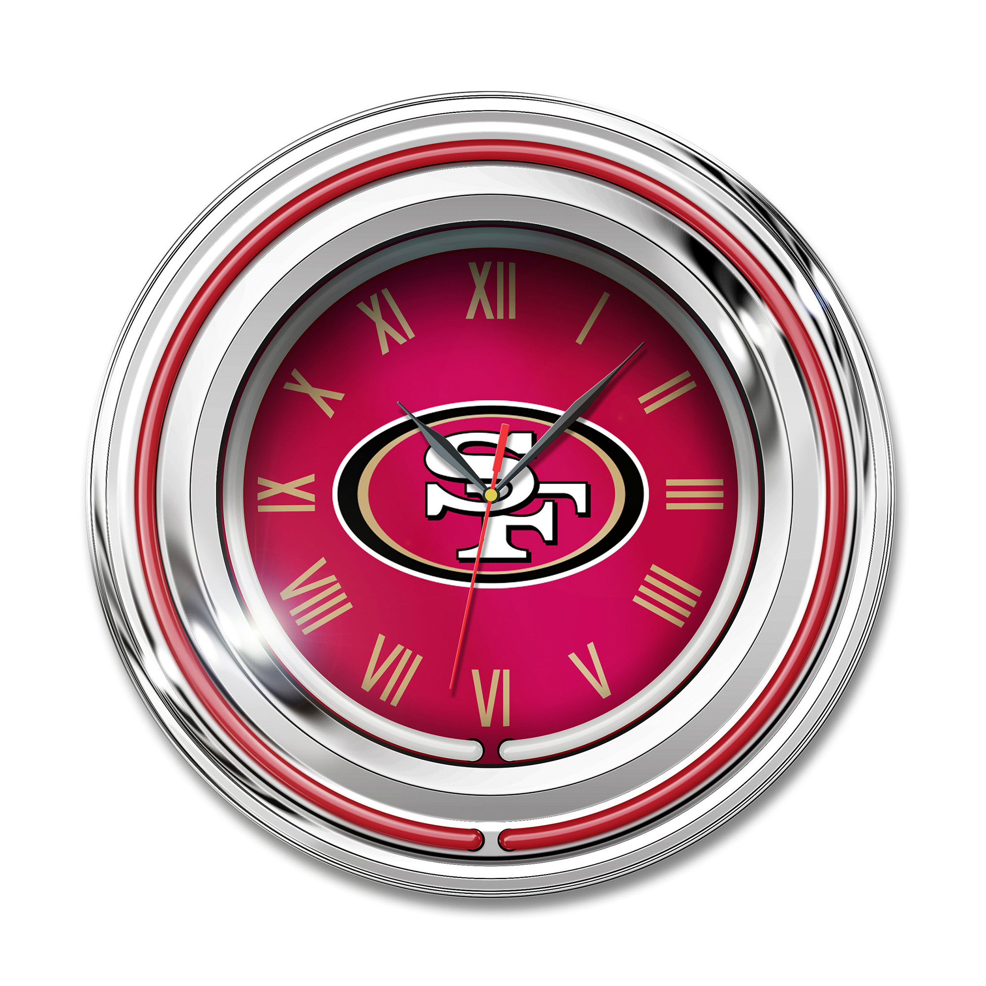 Imperial San Francisco 49ers 15" Team Color Neon Clock
