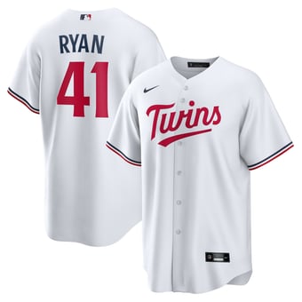 Youth Nike Joe Ryan White Minnesota Twins Home Replica Jersey