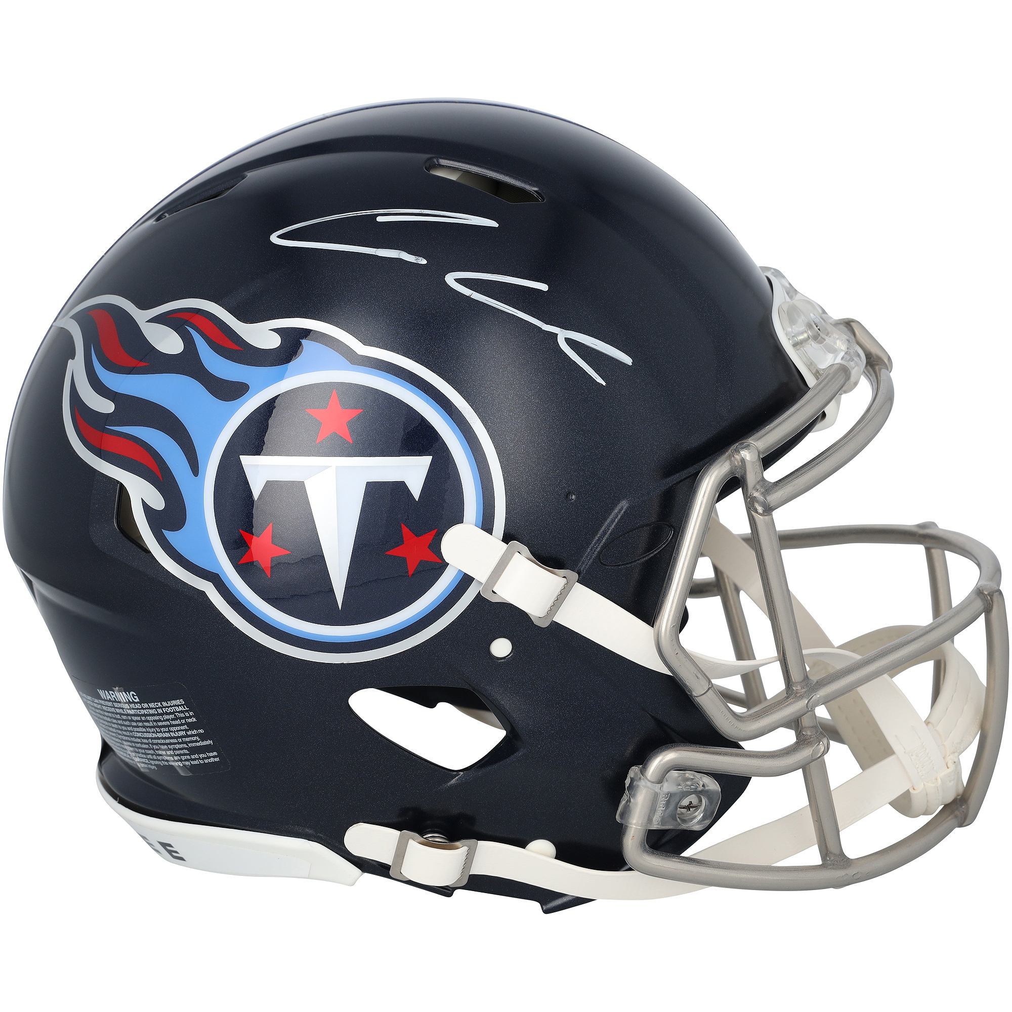 Cameron Ward Tennessee Titans Autographed Riddell Speed Authentic Helmet