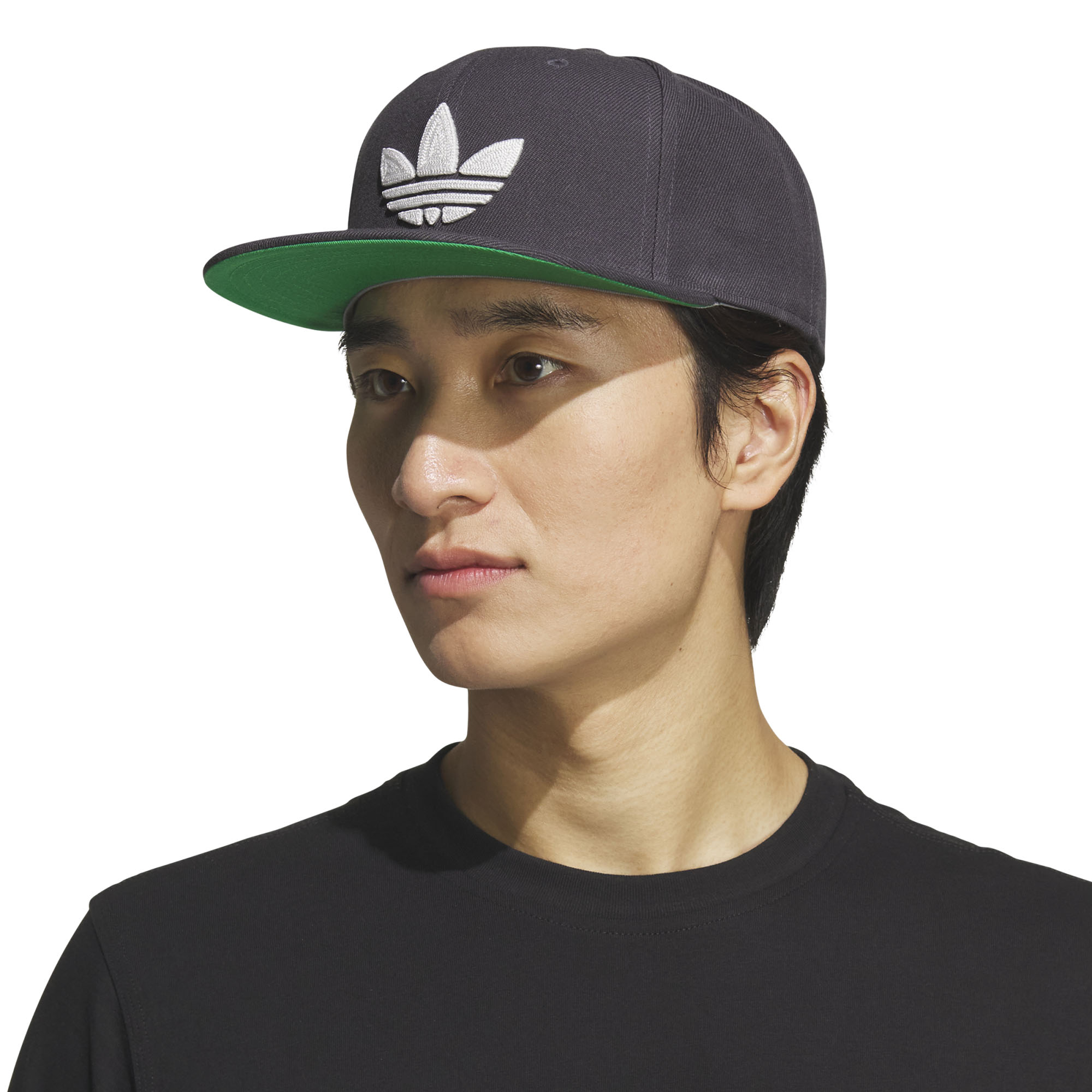 Men's  Gray adidas Originals Trefoil Chain 2.0 Snapback Hat