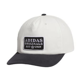 Men's  Cream/Black adidas Originals Utility Patch Adjustable Hat