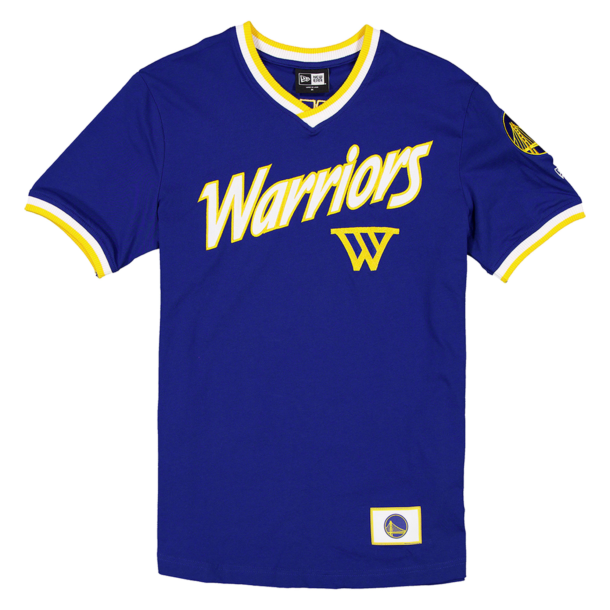 Unisex New Era  Royal Golden State Warriors Sport Classics Capsule V-Neck Fashion Jersey
