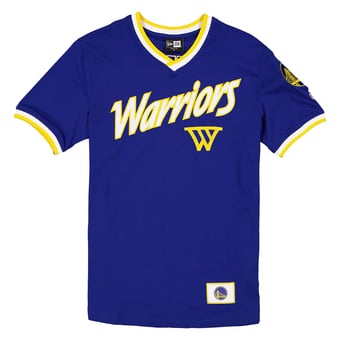 Unisex New Era  Royal Golden State Warriors Sport Classics Capsule V-Neck Fashion Jersey