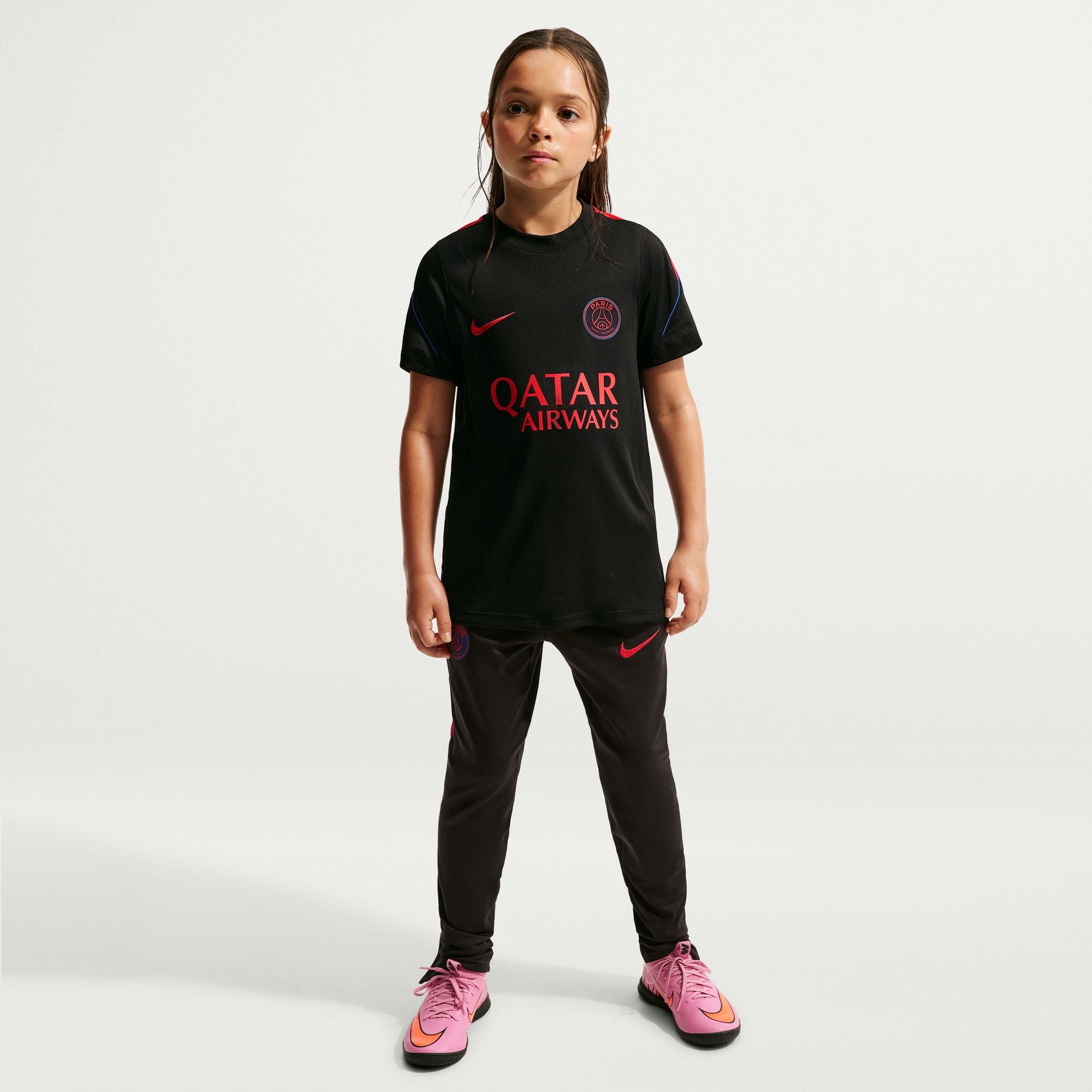 Youth Nike  Black Paris Saint-Germain 2026/27 Dri-FIT Strike Top