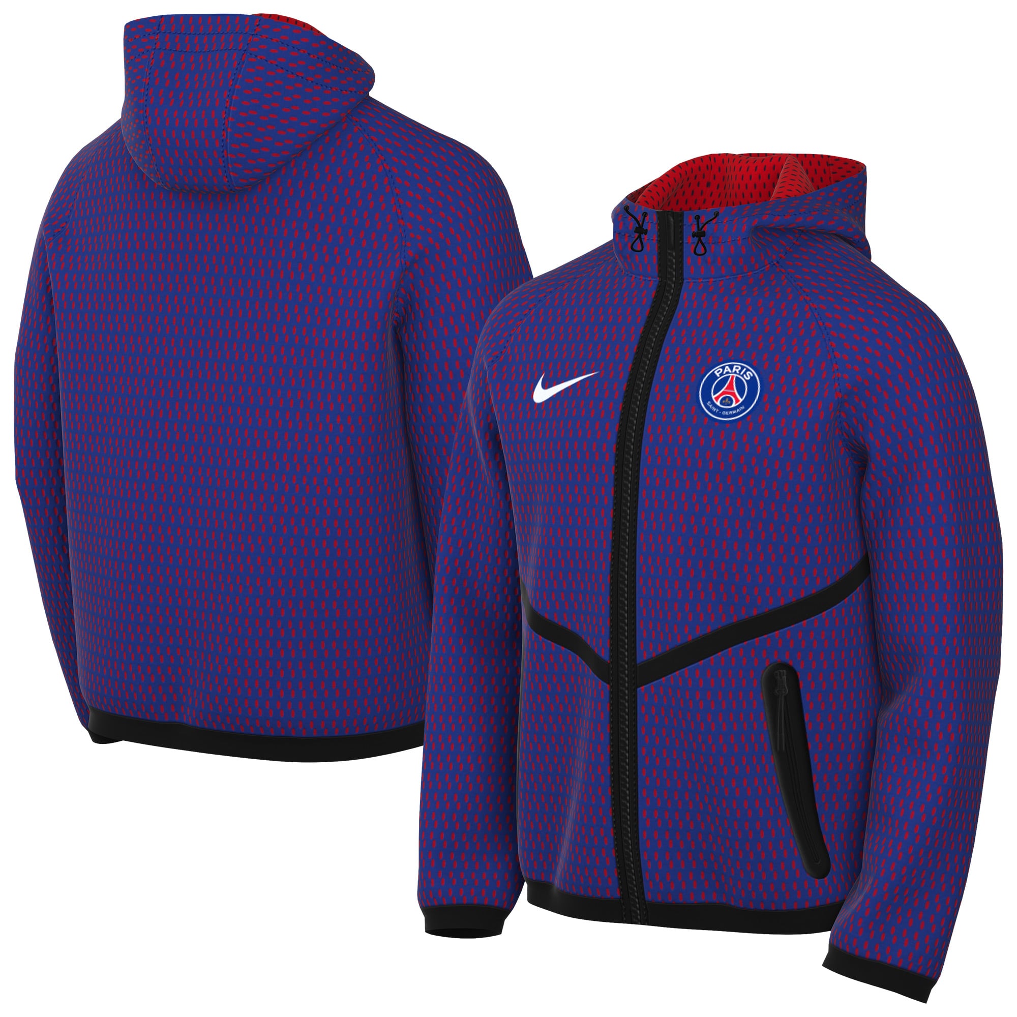 Men's Nike  Blue Paris Saint-Germain 2026/27 Anthem Dri-FIT Full-Zip Hooded Jacket