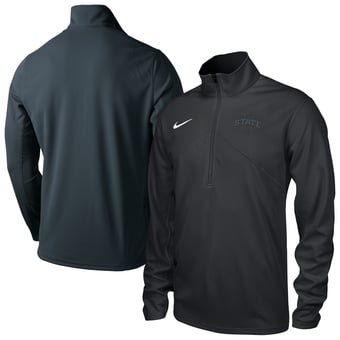 Men's Nike Iowa State Cyclones Blackout Training Dri-FIT Quarter-Zip Pullover
