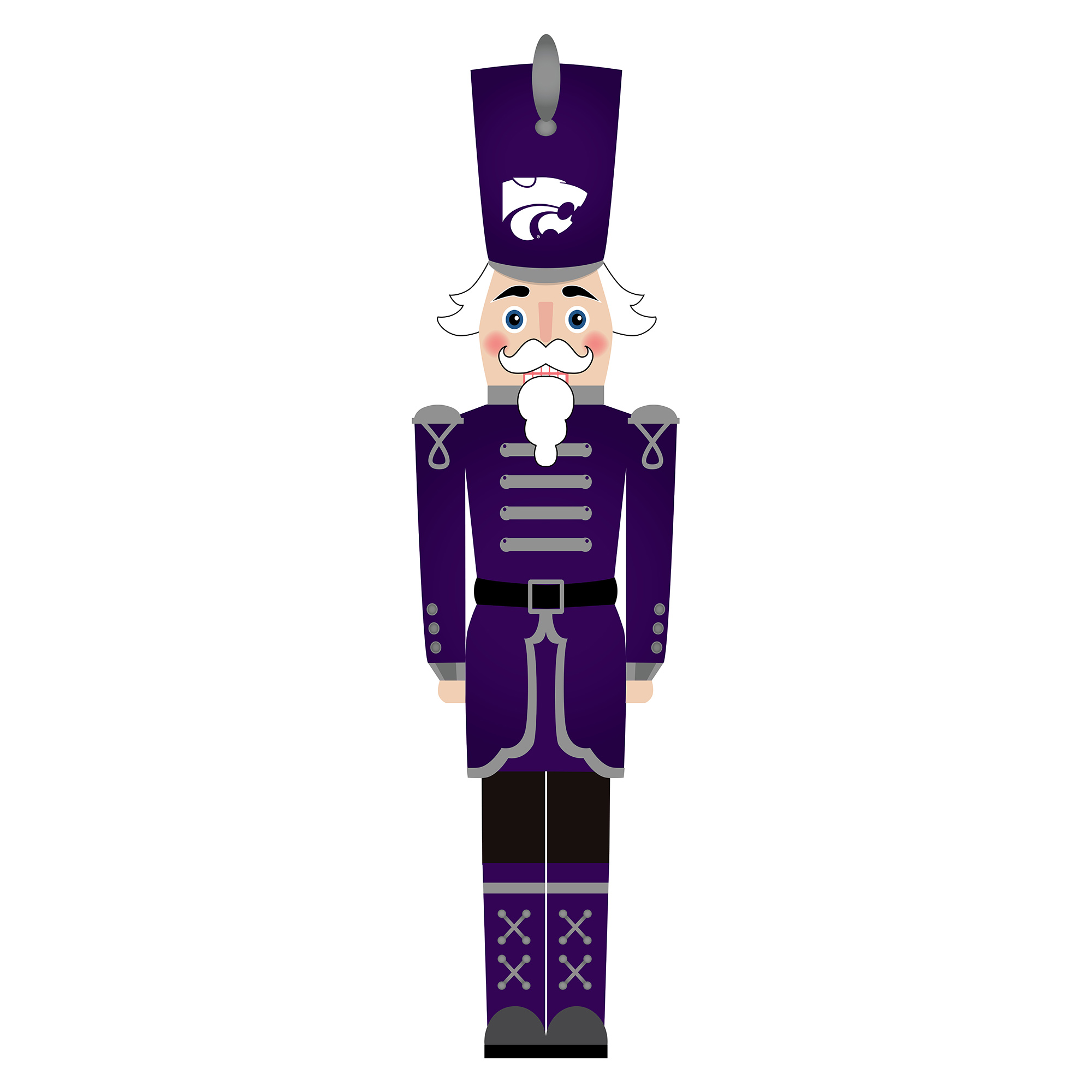 Kansas State Wildcats 46" Nutcracker Leaner